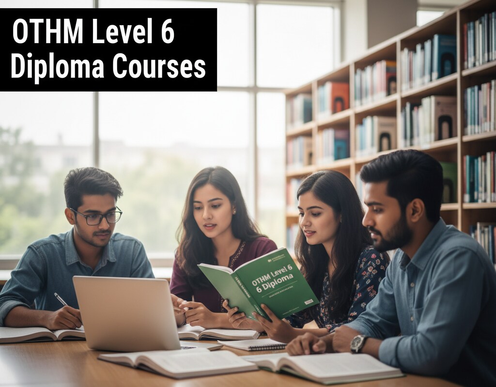 Bangladeshi student holding diploma certificate with UK university visuals in background, symbolising OTHM Level 6 fast-track to UK Master’s degree.