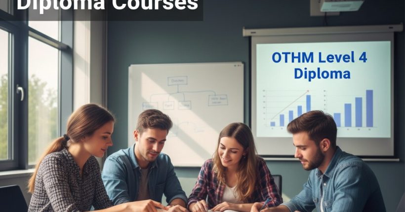 Bangladeshi students exploring OTHM Level 4 Diploma pathway to study in the UK, showing education counsellor guidance and international degree progress.