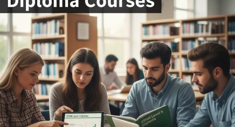 Bangladeshi students studying OTHM Level 5 Diploma with UK university pathway visuals showing education progress from Bangladesh to the UK.